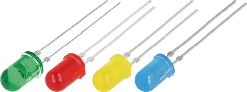 LED; THT; VISHAY, TLUR2400, TLUG2400, TLUY2400, TLUY2401, TLUO2401, TLUR2401, TLUG2401 |EN|