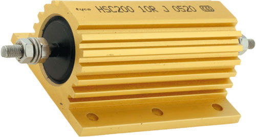 Rezystory drutowe dużej mocy z radiatorem, AX100WR-0R1, AX100WR-0R22, AX100WR-0R47, AX100WR-1R |PL|