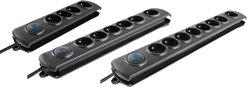 QUICK SWITCH overvoltage protection plug socket strips, QS-50104, QS-50105, QS-50111, QS-50112 |EN|