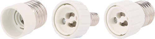 Adapters for incandescent lamps, PW-D.3105, PW-D.3106, PW-D.3107 |EN|