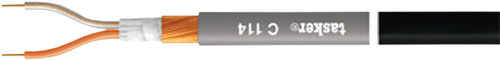 Round microphone cables, TAS-C114-BLACK, TAS-C114-GRAY, TAS-C114-WHITE, TAS-C114LSZH |EN|
