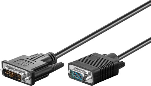 Goobay cables DVI-I VGA, DVI-VGA/1, DVI-VGA/2, DVI-VGA/3, DVI-VGA/5, DVI-VGA/10, DVI-VGA/15 |EN|