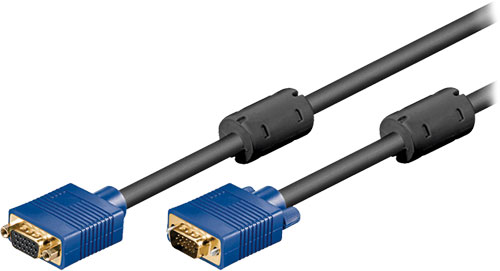 Goobay extension cable VGA-VGA, VGAM/F-020G, VGAM/F-030G, VGAM/F-050G, VGAM/F-100G |EN|