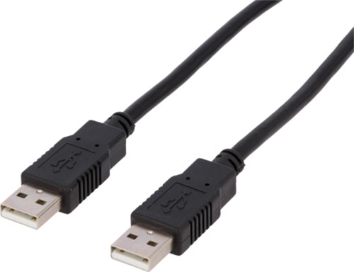 Tipo de cabo conetor: USB - USB; BQ CABLE, CAB-USB2AA/1.0-BK, CAB-USB2AA/1.8-BK |PT|