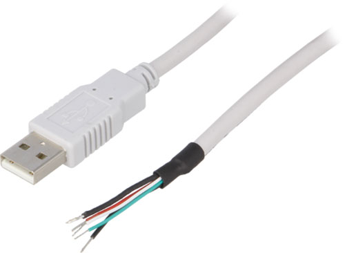 Type of connection cable: USB - cables; Version: USB 2.0; BQ CABLE, CAB-USB-A-0.5-GY |EN|