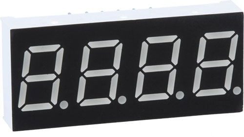 Quadruple LED displays, LFD028AAG-103, LFD028AUE-103A, LFD028BAG-103, LFD028BUE-103A |EN|