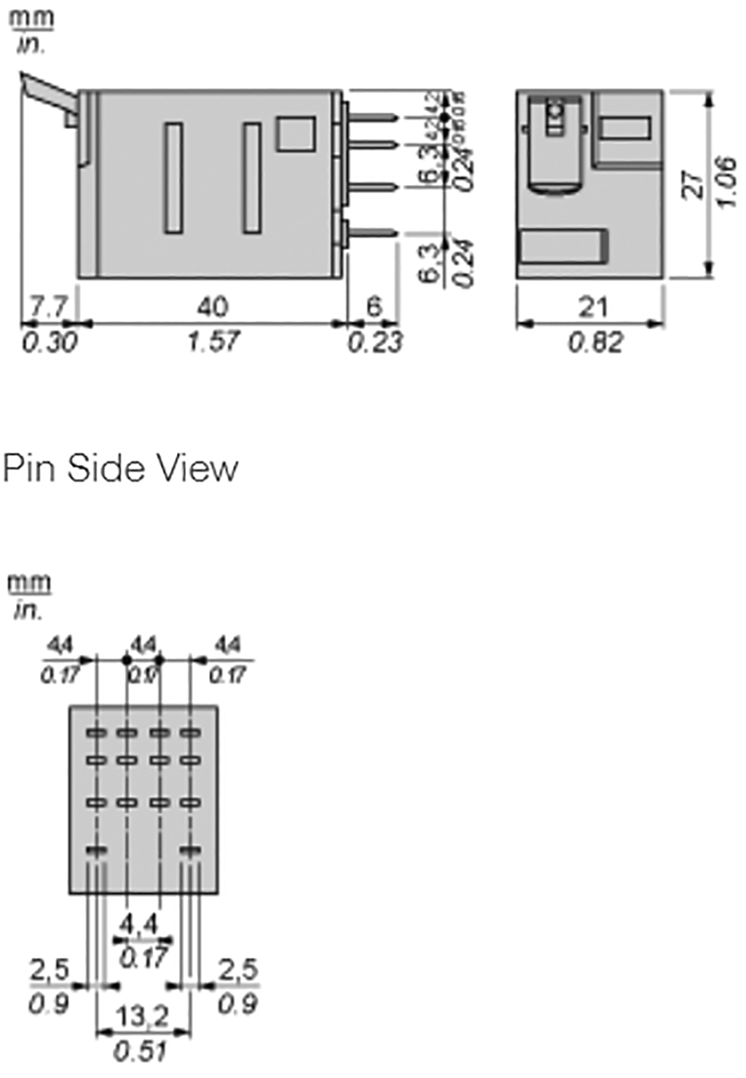 Relay; 4PDT; RXM; SCHNEIDER ELECTRIC, RXM4AB1B7, RXM4AB1BD, RXM4AB1E7 ...