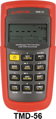Měřicí přístroj: teploty; BEHA-AMPROBE, TMD-50, TMD-53, TMD-56 |CS|