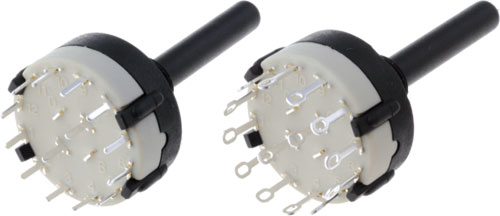Switch: rotary; CANAL ELECTRONIC, SR26NS1112M10, SR26NS126M10, SR26NS1112PM10, SR26NS126PM10 |EN|