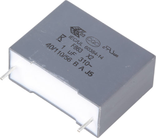 F863 series capacitors, class X2, F863BC104K310ALW0L, F863BC104K310R, F863BC104K310Z |EN|