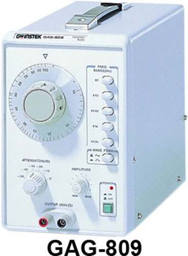 Audio generator - Gw Instek, GAG-809, GAG-810 |EN|