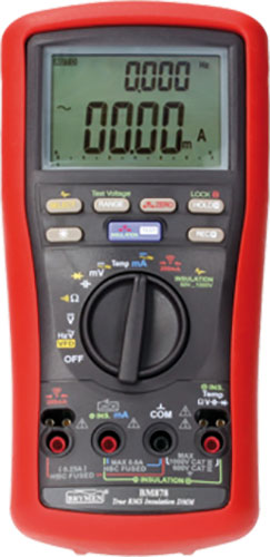 Meter: insulation resistance; BRYMEN, BM887, BM878, BM877 |EN|