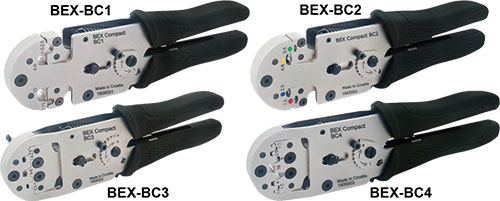 Crimping tools brand BEX, BEX-BC1, BEX-BC2, BEX-BC3, BEX-BC4 |EN|