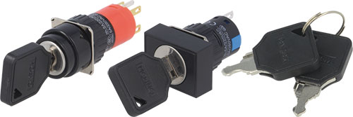 Key switch; ONPOW, V16-KEY-2, LAS1Y-11Y2, V16-KEY-2-JC, V16-KEY-AF-2, V16-KEY-AF-3 |EN|