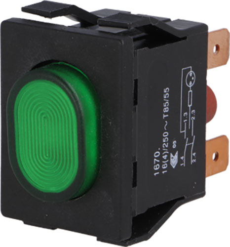 Switch: push-button; Marquardt; IP rating: IP54, 1670.5202 |EN|