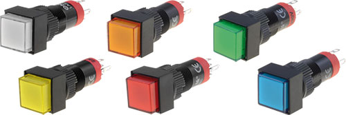 Switch: push-button; on panel; ONPOW, V10F-11-B, V10F-11-G, V10F-11-O, V10F-11-R, V10F-11-W |EN|