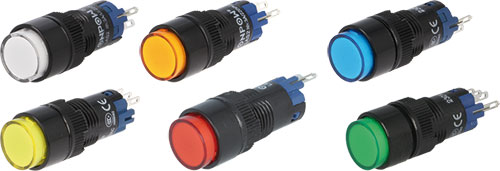 Switch: push-button; on panel; ONPOW, V12Y-11-B, V12Y-11-G, V12Y-11-O, V12Y-11-R, V12Y-11-W |EN|