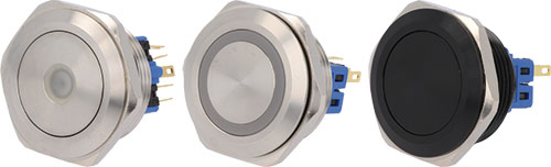 Switch: vandal resistant; ONPOW, V30-11-S, V30-11-A, V30-21-S, V30-21-A, V30-11E-12R-S |EN|