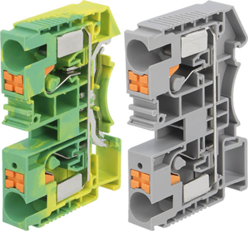 Degson Spring Push In Terminal Splice terminal: rail; spring clamp; DEGSON ELECTRONICS, DS1.5-GY, DS1 ...