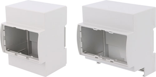 MODULBOX XTS enclosures for DIN rail mounting, IT-25.0101000.BL, IT-25.0104000.BL |EN|