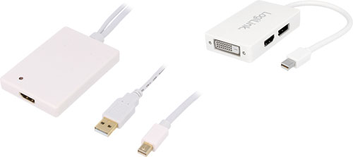 Adapter; HDMI socket; mini DisplayPort plug; LOGILINK, CV0041, CV0045, CV0045A |EN|