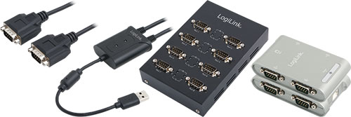 Adattatori USB per RS-232 Logilink, AU0031, AU0032, AU0033, AU0048 |IT|