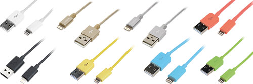 Logilink USB - Lightning connection cables, UA0182, UA0197, UA0198, UA0199, UA0200, UA0201 |EN|