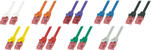 Cable: patch cord; U/UTP; Cat 6; LOGILINK, CQ2011U, CQ2041U, CQ2043U, CQ2044U, CQ2019U, CQ2029U |EN|