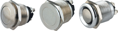 Vandal resistant push-button switches, PS28 series, PS28B, PS28B-2, PS28B-3 |EN|