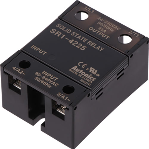 Type of relay: solid state; 1-phase; Manufacturer: AUTONICS, SR1-1215, SR1-1225, SR1-1240 |EN|