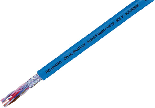 Wire: control cable; OB; HELU, OB-BLP-CY2X2X0.5, OB-BLP-CY2X2X0.75, OB-BLP-CY3X2X0.75 |EN|