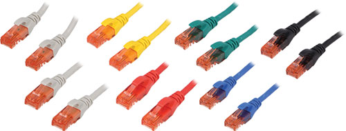 Cable: patch cord; U/UTP; Cat 6; DIGITUS, DK-1612-0025, DK-1612-005/BL, DK-1612-005/R |EN|