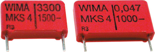 Capacitor: polyester; THT; WIMA, MKS4-1N/2000-5%, MKS4-1N/2000-R, MKS4-1N/2000 |EN|