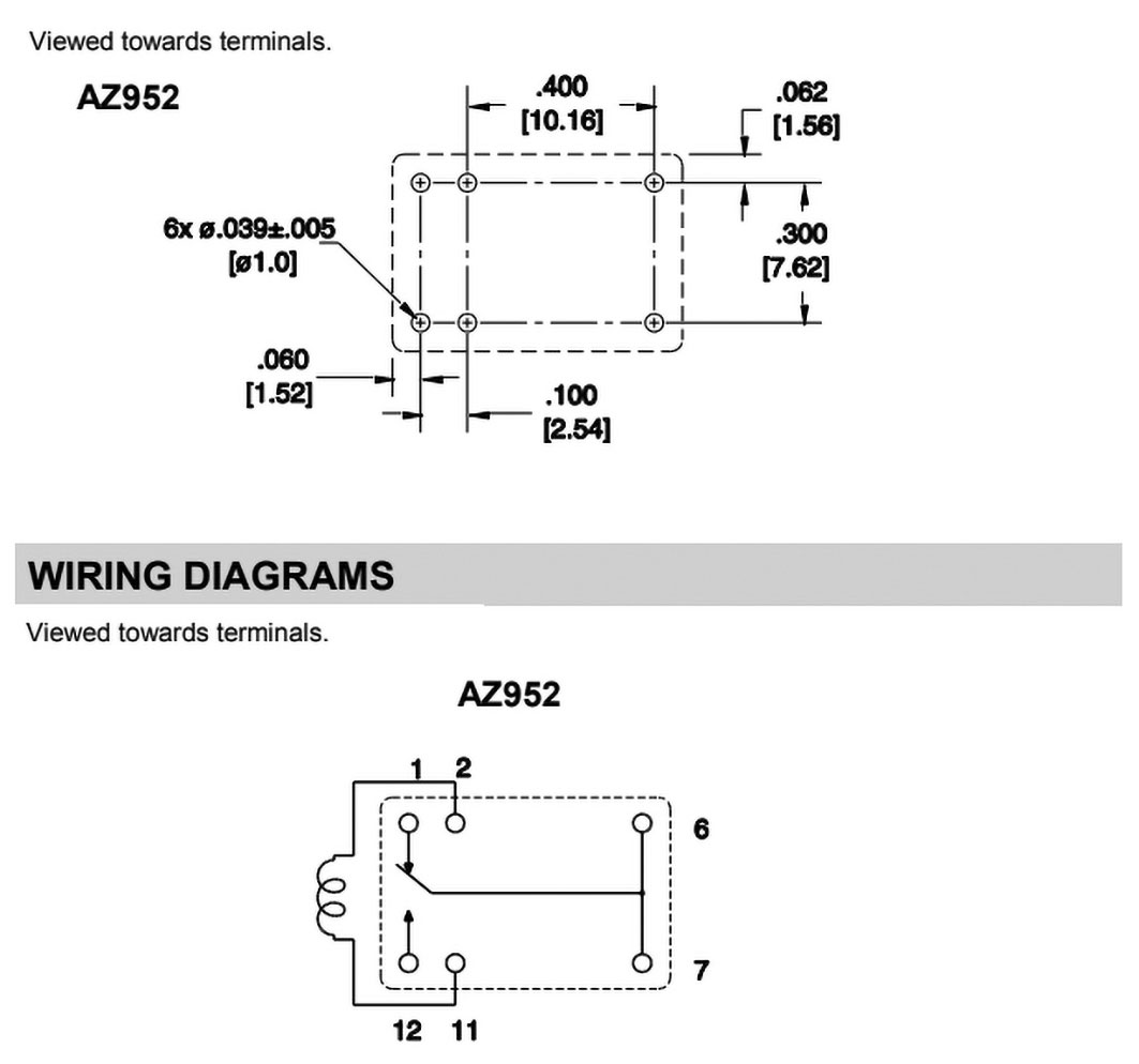 AZ9521C5DSE ZETTLER Relay SPDT; Ucoil 5VDC; 1A