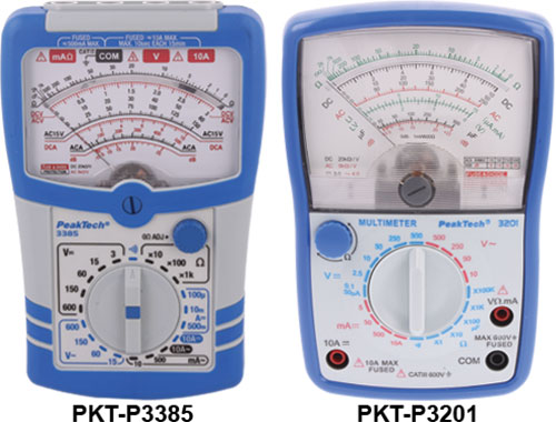 Analoger Multimeter; PEAKTECH, PKT-P3201, PKT-P3385 |DE|