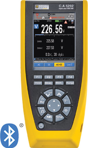 Digitaler Multimeter; CHAUVIN ARNOUX, CA-5292, CA-5292-BT, CA-5293, CA-5293-BT |DE|