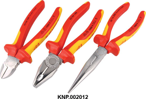 Kit: pliers; insulated; KNIPEX, KNP.002012 |EN|
