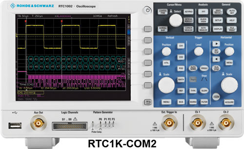 Osciloscop: semnale mixte; ROHDE & SCHWARZ, RTC1K-52M, RTC1K-72M, RTC1K-102M, RTC1K-202M |RO|