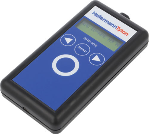 RFID-läsare från HellermannTyton, RFID-HS9BT-HF, RFID-HS9BT-LF, RFID-DT22-HF |SV|
