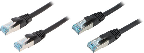 Cable: patch cord; S/FTP; Cat 6a; LOGILINK, CQ6025S, CQ6035S, CQ6055S, CQ6065S, CQ6075S |EN|