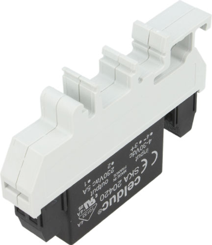 XKA serie DIN rail mounting solid state relays, XKA20420, XKA70420, XKA20420D, XKA20420R |EN|