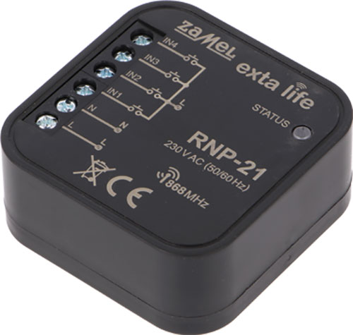 Wireless control system, EXTA LIFE - RNP series transmitters, RNP-21, RNP-22 |EN|
