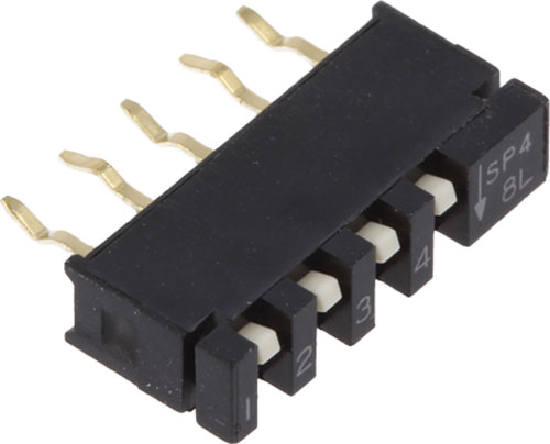 DIP-switchar, serie SPA, SPA04B, SPA06B |SV|