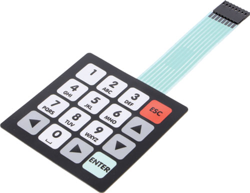Membrane keypads from QWERTY, QW-01, QW-02, QW-03, QW-04, QW-05 |EN|