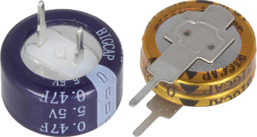 Supercapacitor; EDLC; THT; BIGCAP, BCEC-5.5V-0.1F, BCEC-5.5V-0.22F, BCEC-5.5V-0.33F |EN|