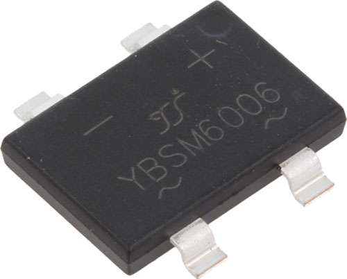 YANGJIE TECHNOLOGY single-phase bridge rectifiers (SMT mounting), MB2S-YAN, MB4S-YAN, MB6S-YAN |EN|