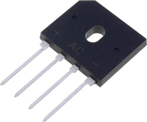 DIODES INCORPORATED single-phase bridge rectifiers (flat), KBP005G-DIC, KBP01G-DIC, KBP02G-DIC |EN|