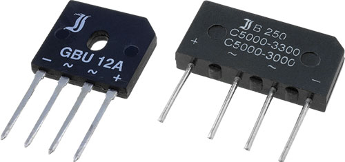 DIOTEC SEMICONDUCTOR single-phase bridge rectifiers (flat), B40C1500A, B40C1500A-DIO, B40C1500B |EN|