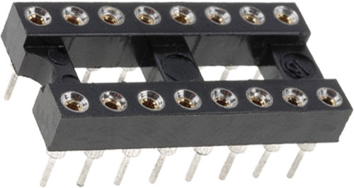 Socket: integrated circuits; THT; gold-plated; UL94V-0, GOLD-6P, GOLD-8P, GOLD-14P, GOLD-16P |EN|
