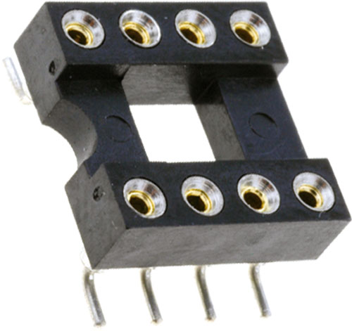 Socket: integrated circuits; copper alloy; CONNFLY, GOLD-8P-SMD, GOLD-14P-SMD, GOLD-16P-SMD |EN|